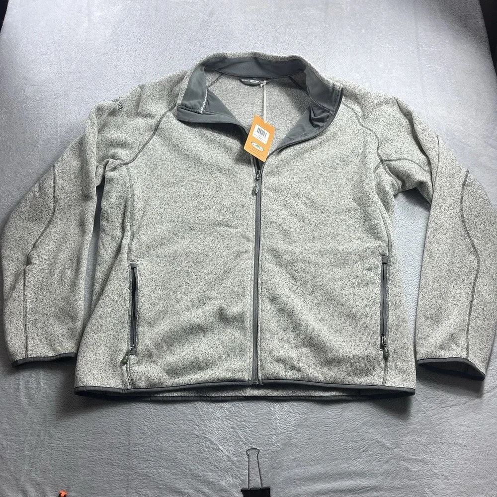 Arborwear MENS Staghorn Stone Gray 1/2 Zip Fleece Pullover Jacket SIZE 3XL NWT